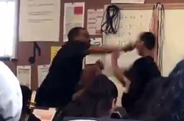 $100K raised for California teacher who punched student